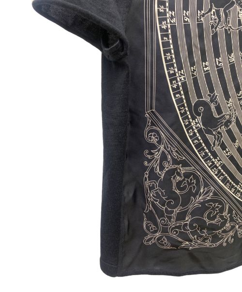 HERMES（エルメス）HERMES (エルメス) 切替カットソー ブラック サイズ:Sの古着・服飾アイテム