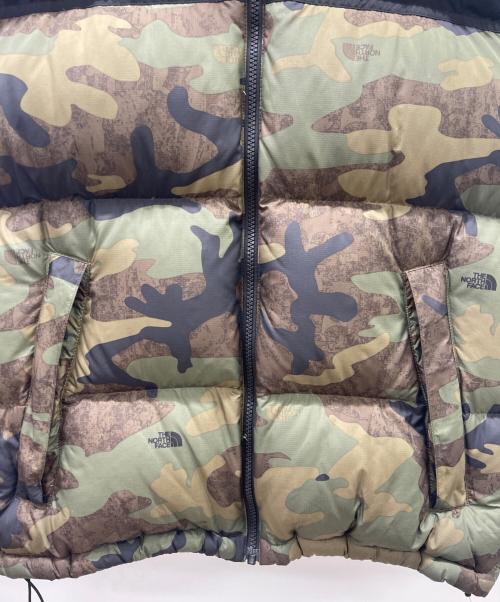 THE NORTH FACE（ザ ノース フェイス）THE NORTH FACE (ザ ノース フェイス) Novelty Nuptse Vest ブラック×グリーン サイズ:Mの古着・服飾アイテム