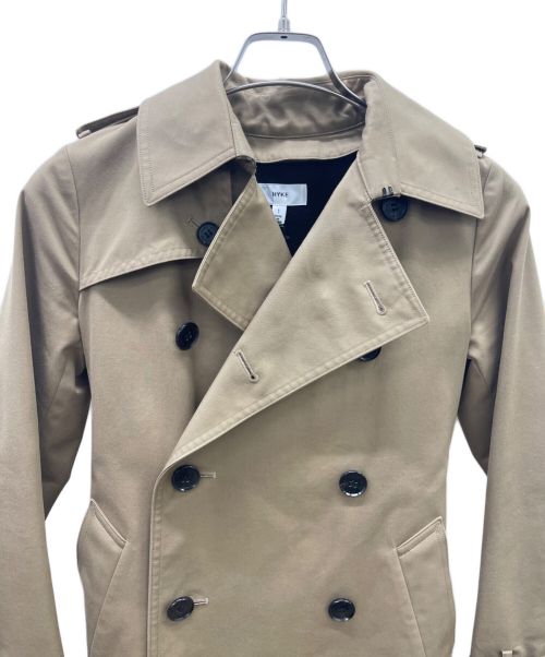 HYKE（ハイク）HYKE (ハイク) チェスターコート ブラウン サイズ:Sの古着・服飾アイテム