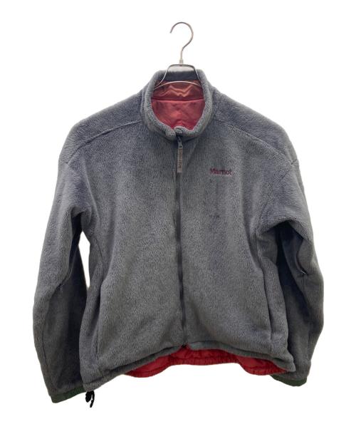 MARMOT（マーモット）MARMOT (マーモット) リバーシブルフリースジャケット グレー×レッド サイズ:FREEの古着・服飾アイテム