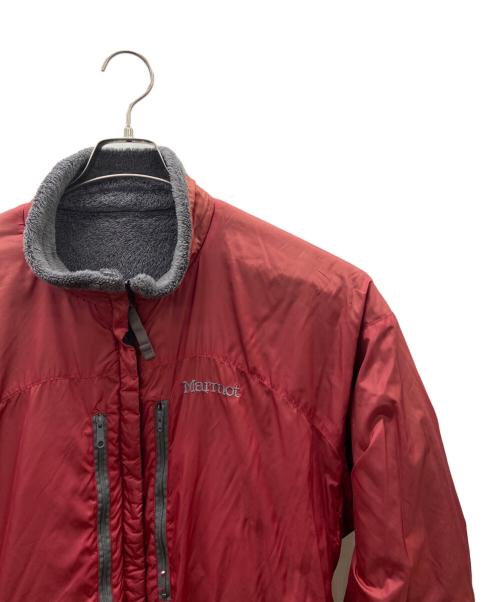 MARMOT（マーモット）MARMOT (マーモット) リバーシブルフリースジャケット グレー×レッド サイズ:FREEの古着・服飾アイテム