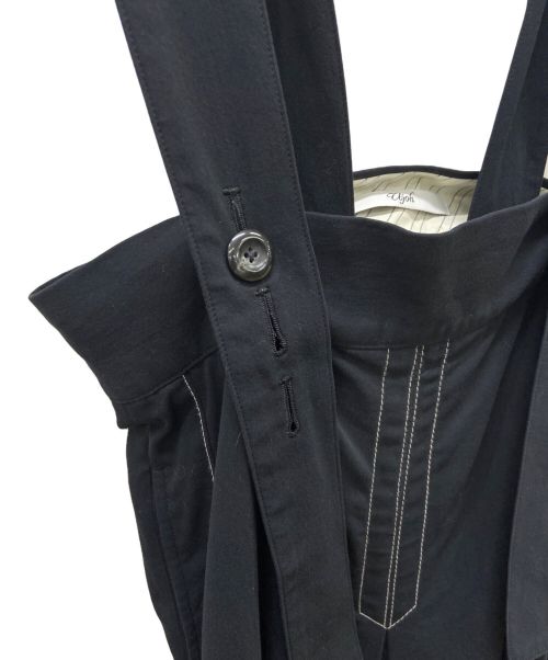 Ujoh（ウジョー）UJOH (ウジョー) サロペット ブラック サイズ:Mの古着・服飾アイテム