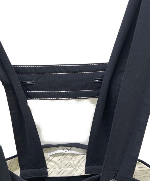 Ujoh（ウジョー）UJOH (ウジョー) サロペット ブラック サイズ:Mの古着・服飾アイテム