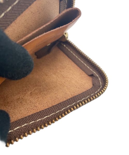 analogico（アナロジコ）analogico (アナロジコ) コンパクトウォレット ブラウンの古着・服飾アイテム