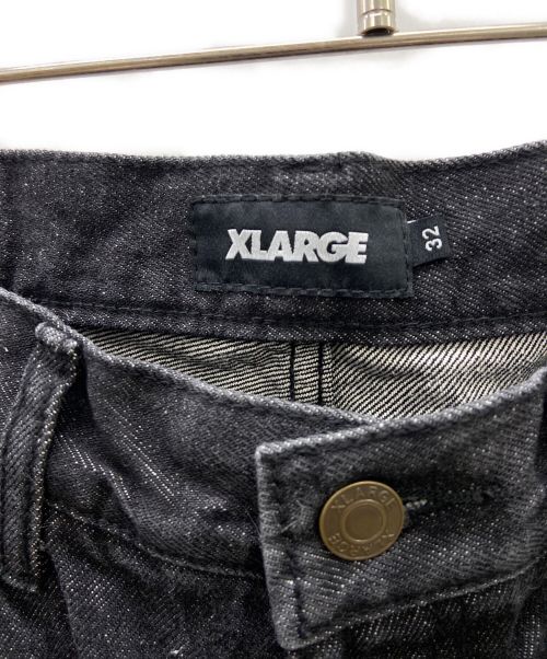 X-LARGE（エクストララージ）X-LARGE (エクストララージ) デニムパンツ ブラック サイズ:Mの古着・服飾アイテム