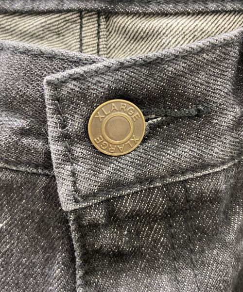 X-LARGE（エクストララージ）X-LARGE (エクストララージ) デニムパンツ ブラック サイズ:Mの古着・服飾アイテム
