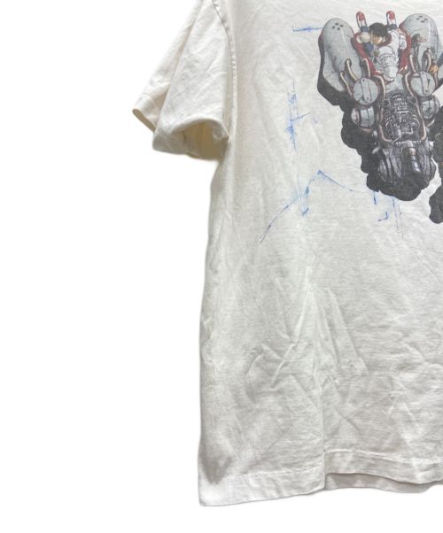 SAINT MICHAEL（セントマイケル）SAINT MICHAEL (セントマイケル) FD SS TEE BIKE ホワイト サイズ:XLの古着・服飾アイテム