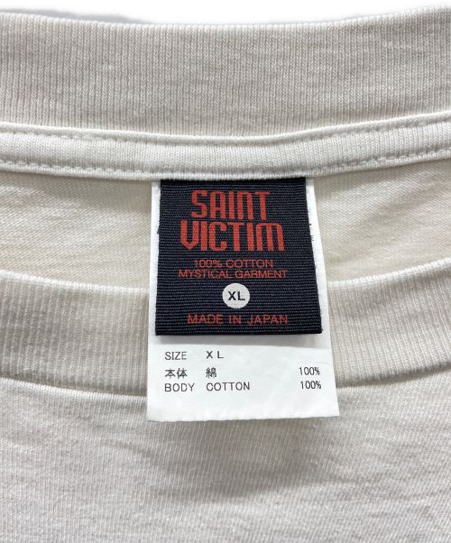 SAINT MICHAEL（セントマイケル）SAINT MICHAEL (セントマイケル) FD SS TEE BIKE ホワイト サイズ:XLの古着・服飾アイテム