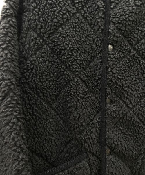 Barbour（バブアー）Barbour (バブアー) キルティングボアノーカラージャケット ブラック サイズ:8の古着・服飾アイテム