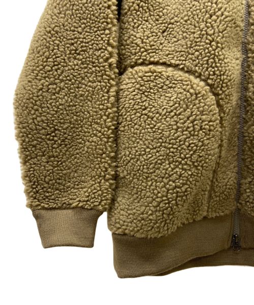 Gymphlex（ジムフレックス）Gymphlex (ジムフレックス) ボアジャケット ブラウン サイズ:Mの古着・服飾アイテム