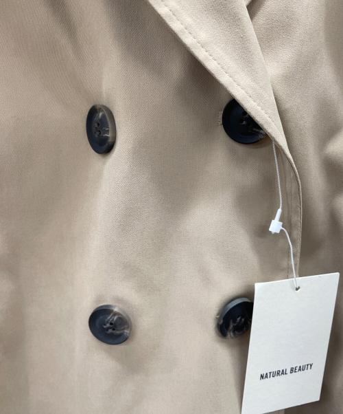 NATURAL BEAUTY（ナチュラルビューティー）NATURAL BEAUTY (ナチュラルビューティー) トレンチコート ベージュ サイズ:Lの古着・服飾アイテム