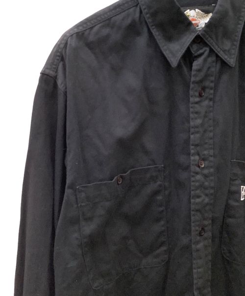 HARLEY-DAVIDSON（ハーレーダビッドソン）HARLEY-DAVIDSON (ハーレーダビッドソン) ネルシャツ ブラック サイズ:Mの古着・服飾アイテム