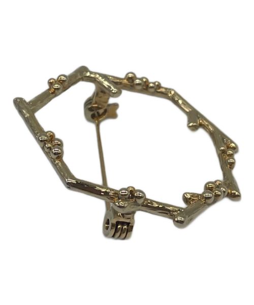 kurashi&trips publishing（クラシアンドトリップス パブリッシング）KURASHI&Trips PUBLISHING (クラシアンドトリップス パブリッシング) ブローチ ゴールドの古着・服飾アイテム