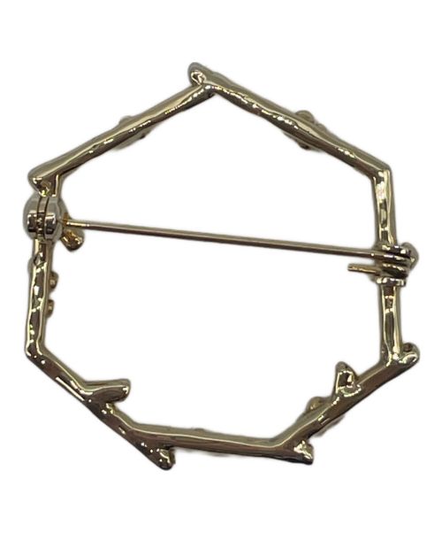 kurashi&trips publishing（クラシアンドトリップス パブリッシング）KURASHI&Trips PUBLISHING (クラシアンドトリップス パブリッシング) ブローチ ゴールドの古着・服飾アイテム