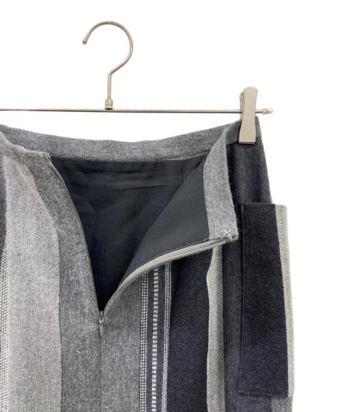 RIM.ARK（リムアーク）RIM.ARK (リムアーク) Cotton wool linen iline SK グレー サイズ:38の古着・服飾アイテム