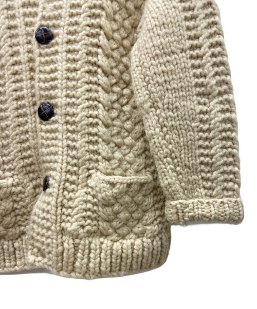 KANATA（カナタ）KANATA (カナタ) カウチンニットジャケット ベージュ サイズ:-の古着・服飾アイテム