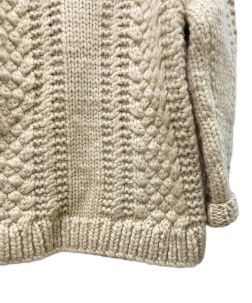 KANATA（カナタ）KANATA (カナタ) カウチンニットジャケット ベージュ サイズ:-の古着・服飾アイテム