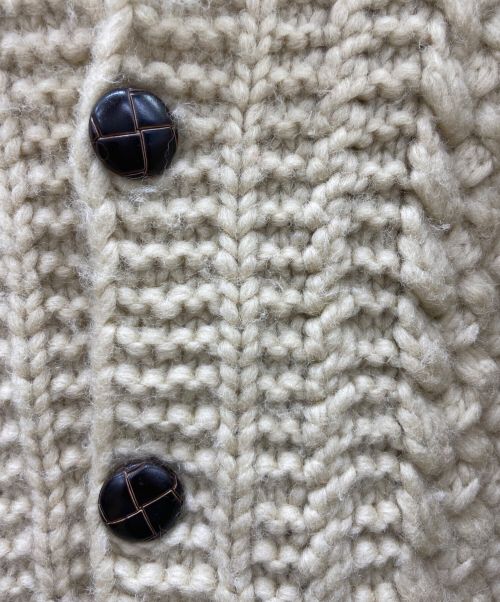 KANATA（カナタ）KANATA (カナタ) カウチンニットジャケット ベージュ サイズ:-の古着・服飾アイテム