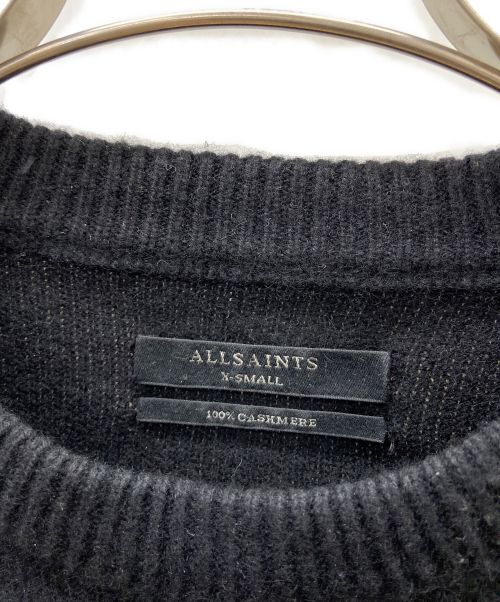 ALL SAINTS（オールセインツ）ALL SAINTS (オールセインツ) 長袖ニット ブラック サイズ:xsの古着・服飾アイテム