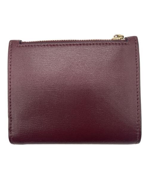 Salvatore Ferragamo（サルヴァトーレ フェラガモ）Salvatore Ferragamo (サルヴァトーレ フェラガモ) 2つ折り財布 ボルドーの古着・服飾アイテム