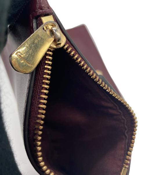 Salvatore Ferragamo（サルヴァトーレ フェラガモ）Salvatore Ferragamo (サルヴァトーレ フェラガモ) 2つ折り財布 ボルドーの古着・服飾アイテム