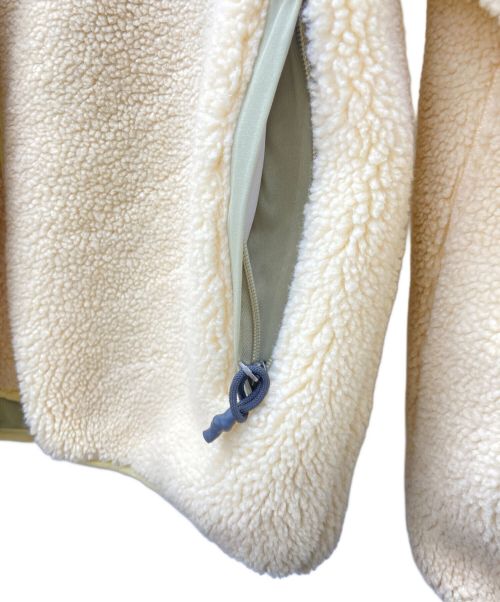 FLIP THE SCRIPT（フリップザスクリプト）FLIP THE SCRIPT (フリップザスクリプト) ボアジャケット ホワイト×グリーン サイズ:XLの古着・服飾アイテム