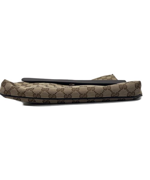 GUCCI（グッチ）GUCCI (グッチ) ショルダーバッグ ベージュ×ブラウンの古着・服飾アイテム