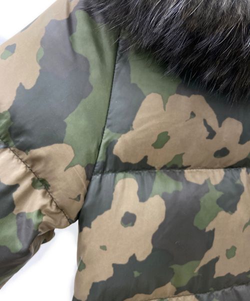 DUVETICA（デュベティカ）DUVETICA (デュベティカ) MUVEIL (ミュベール) ダウンコート オリーブ×ベージュ サイズ:Mの古着・服飾アイテム