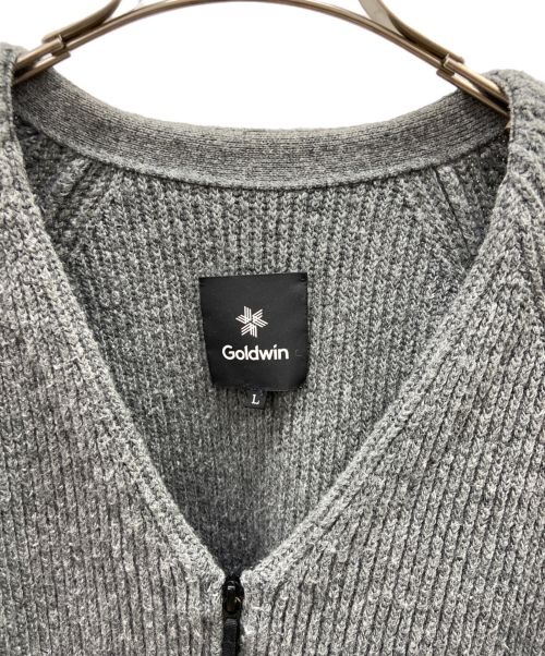 GOLDWIN（ゴールドウイン）GOLDWIN (ゴールドウイン) ジップカーディガン グレー サイズ:Lの古着・服飾アイテム