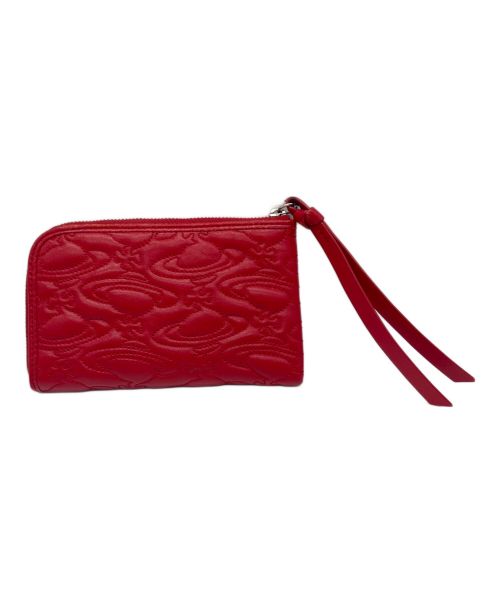 Vivienne Westwood（ヴィヴィアンウエストウッド）Vivienne Westwood (ヴィヴィアンウエストウッド) ラウンドファスナー財布 レッドの古着・服飾アイテム