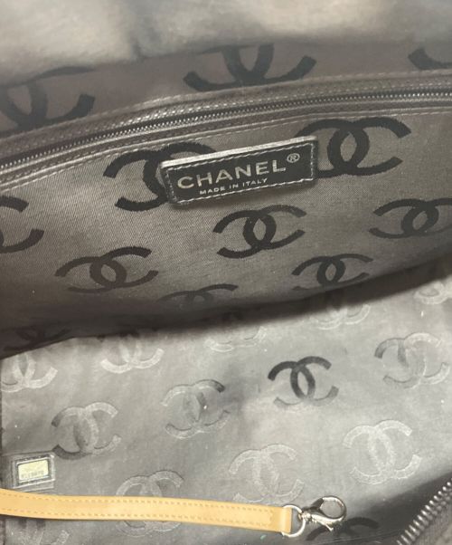 CHANEL（シャネル）CHANEL (シャネル) トートバッグ ベージュ×ブラックの古着・服飾アイテム