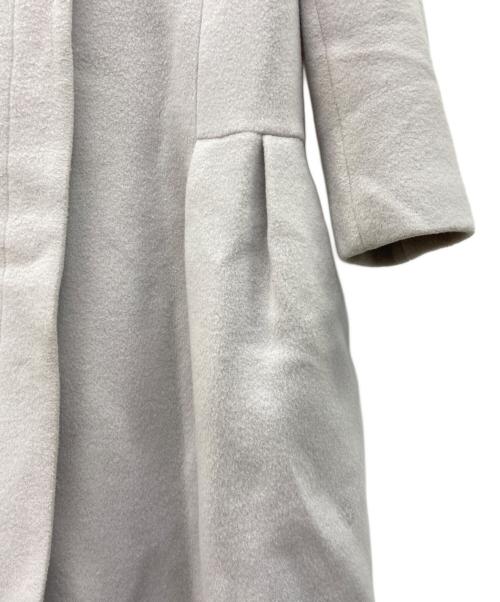 JILL STUART（ジルスチュアート）JILL STUART (ジルスチュアート) フォックスファー付コート グレー サイズ:Sの古着・服飾アイテム