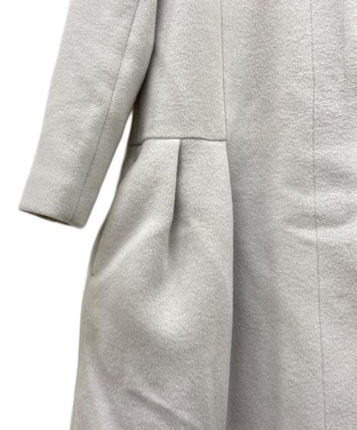 JILL STUART（ジルスチュアート）JILL STUART (ジルスチュアート) フォックスファー付コート グレー サイズ:Sの古着・服飾アイテム