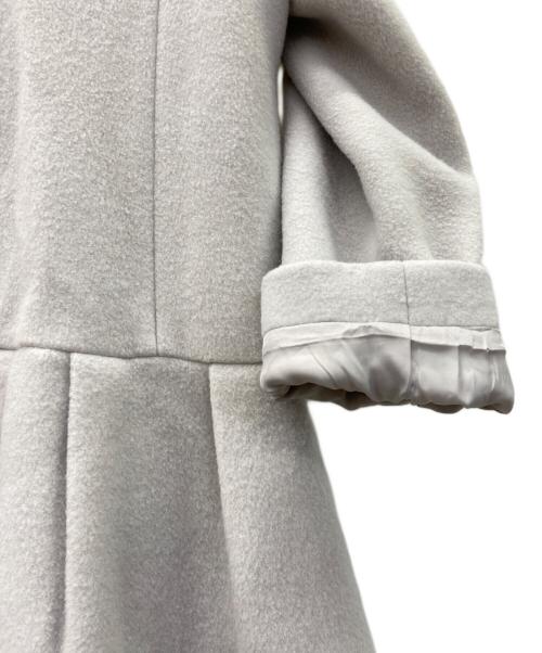 JILL STUART（ジルスチュアート）JILL STUART (ジルスチュアート) フォックスファー付コート グレー サイズ:Sの古着・服飾アイテム