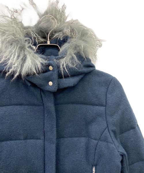 blanc vert（ブランヴェール）blanc vert (ブランヴェール) ダウンコート ブラック サイズ:40の古着・服飾アイテム