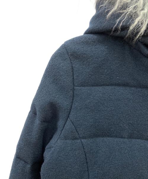 blanc vert（ブランヴェール）blanc vert (ブランヴェール) ダウンコート ブラック サイズ:40の古着・服飾アイテム