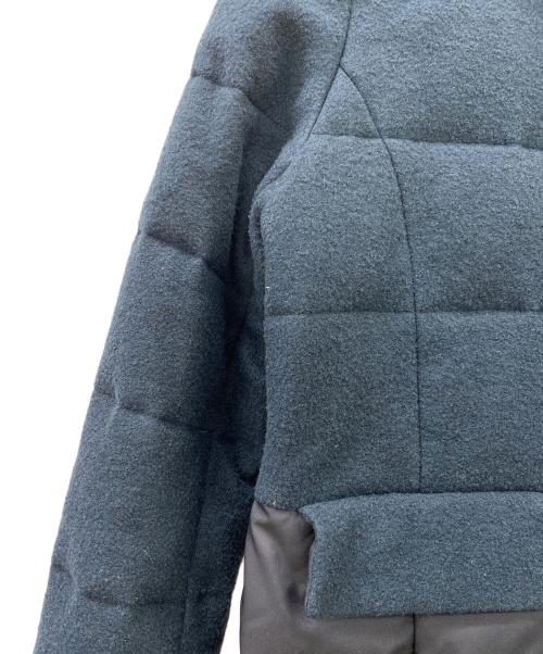 blanc vert（ブランヴェール）blanc vert (ブランヴェール) ダウンコート ブラック サイズ:40の古着・服飾アイテム