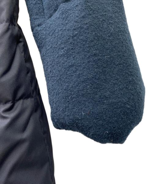 blanc vert（ブランヴェール）blanc vert (ブランヴェール) ダウンコート ブラック サイズ:40の古着・服飾アイテム