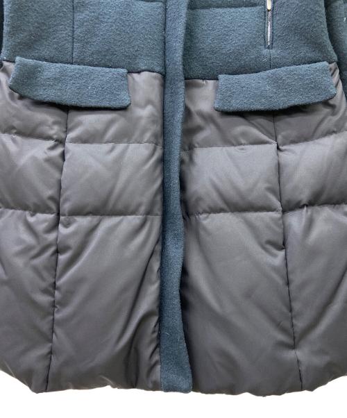 blanc vert（ブランヴェール）blanc vert (ブランヴェール) ダウンコート ブラック サイズ:40の古着・服飾アイテム