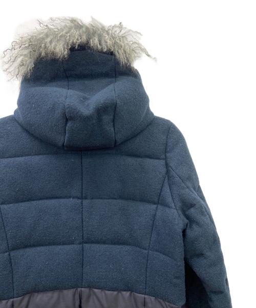 blanc vert（ブランヴェール）blanc vert (ブランヴェール) ダウンコート ブラック サイズ:40の古着・服飾アイテム