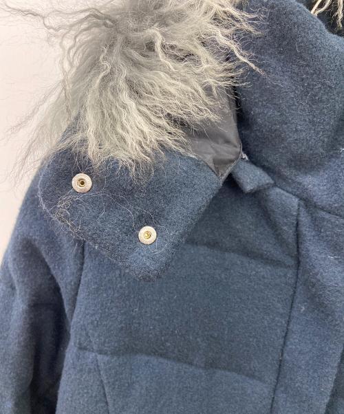 blanc vert（ブランヴェール）blanc vert (ブランヴェール) ダウンコート ブラック サイズ:40の古着・服飾アイテム