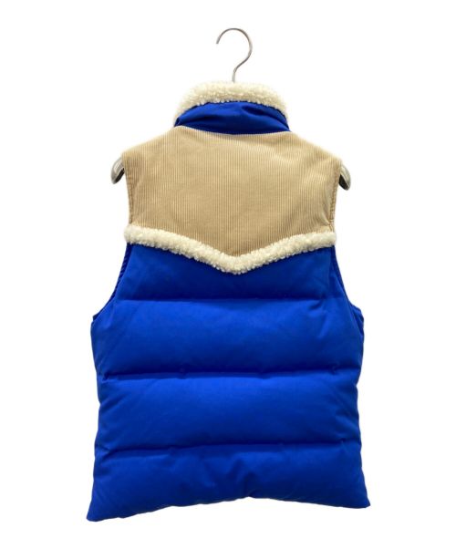 MARBLES（マーブルズ）MARBLES (マーブルズ) 中綿ベスト ブルー サイズ:38の古着・服飾アイテム