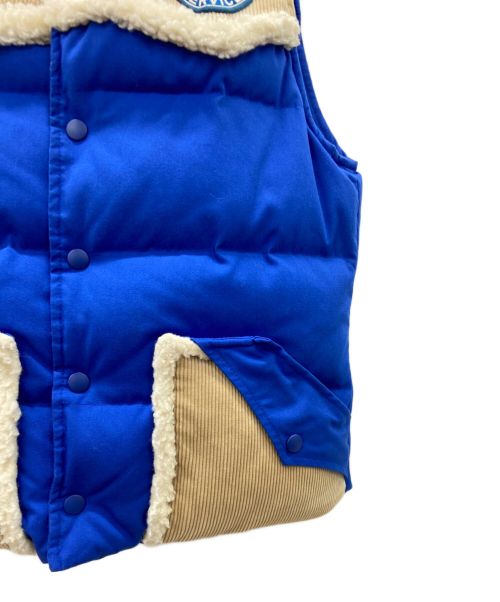 MARBLES（マーブルズ）MARBLES (マーブルズ) 中綿ベスト ブルー サイズ:38の古着・服飾アイテム