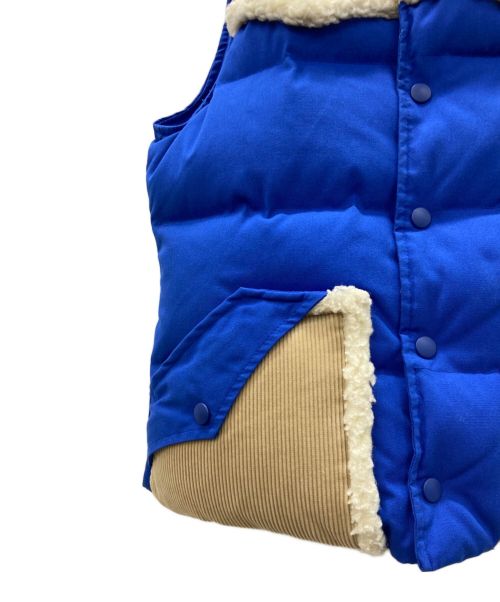 MARBLES（マーブルズ）MARBLES (マーブルズ) 中綿ベスト ブルー サイズ:38の古着・服飾アイテム