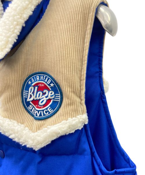 MARBLES（マーブルズ）MARBLES (マーブルズ) 中綿ベスト ブルー サイズ:38の古着・服飾アイテム