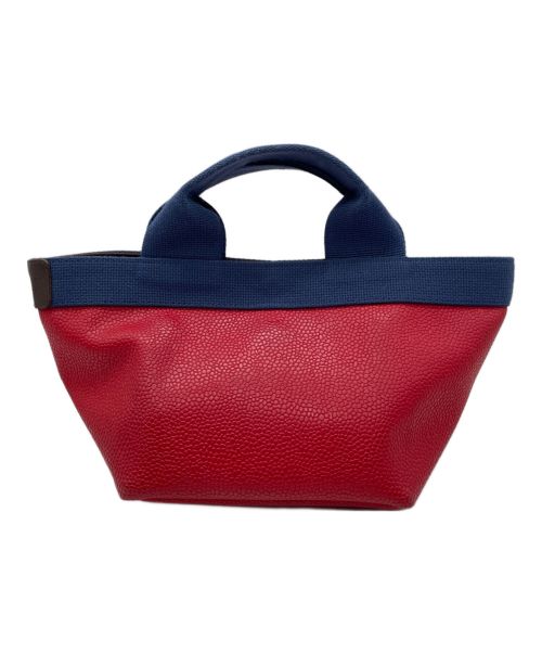 Herve Chapelier（エルベシャプリエ）Herve Chapelier (エルベシャプリエ) ミニハンドバッグ レッド×ブルーの古着・服飾アイテム