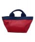 Herve Chapelier (エルベシャプリエ) ミニハンドバッグ レッド×ブルー：23000円