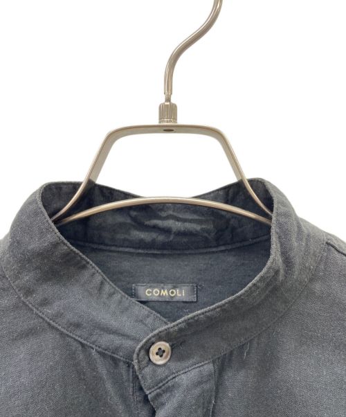 COMOLI（コモリ）COMOLI (コモリ) ベタシャン プルオーバーシャツ ブラック サイズ:1の古着・服飾アイテム