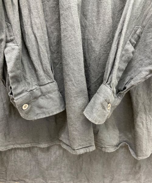 COMOLI（コモリ）COMOLI (コモリ) ベタシャン プルオーバーシャツ ブラック サイズ:1の古着・服飾アイテム