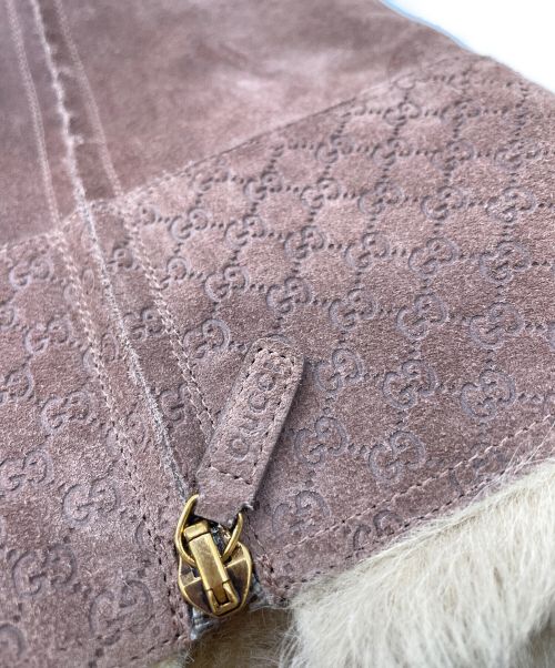 GUCCI（グッチ）GUCCI (グッチ) ロングブーツ ブラウン サイズ:39の古着・服飾アイテム